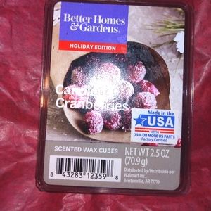 Better Homes & Gardens (Holiday Edition) Candied Cranberries Wax Cubes